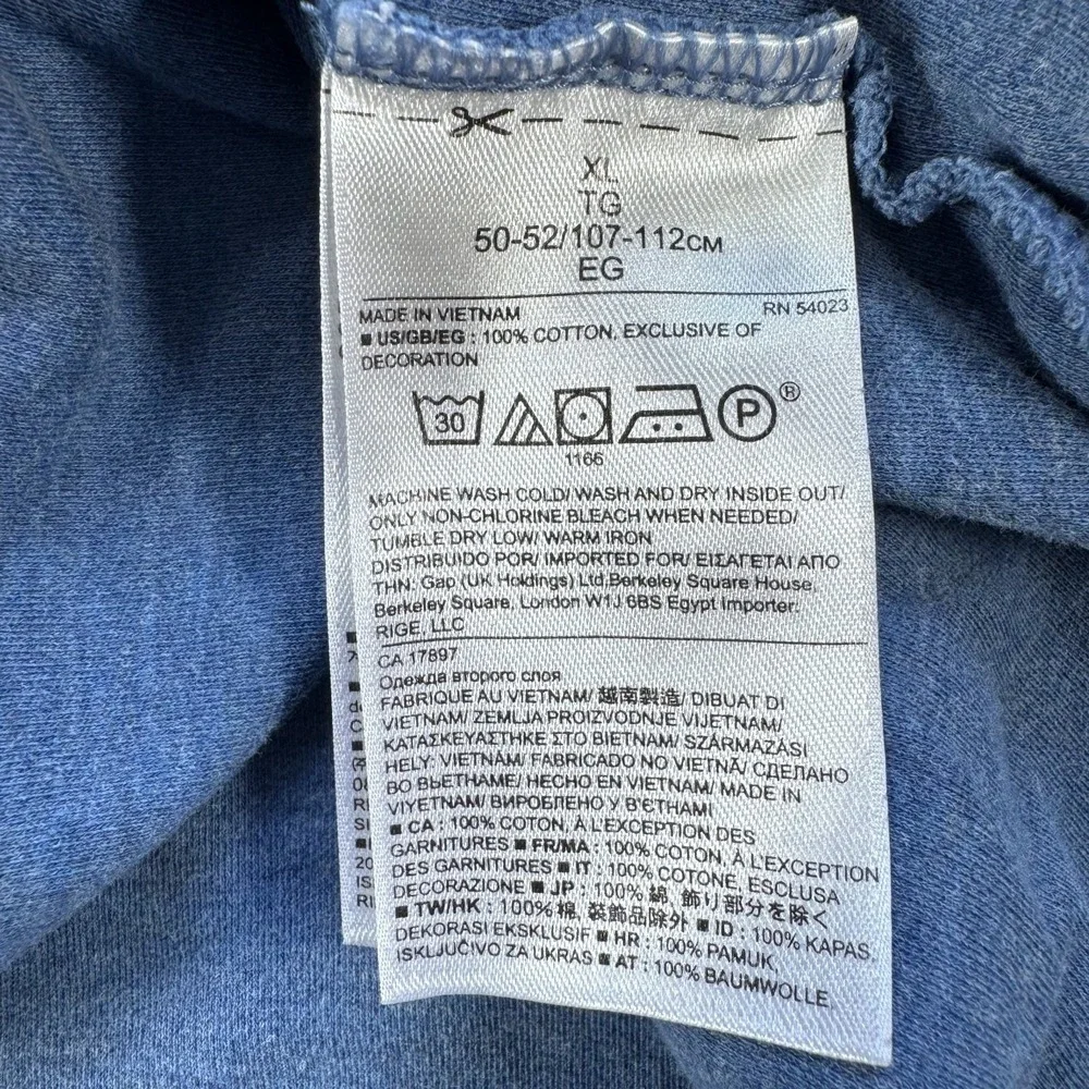BANANA REPUBLIC Luxury Touch Performance Polo Short Sleeve Shirt Blue Mens XL